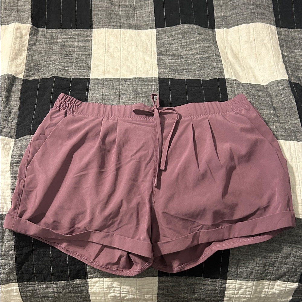Women's Athletic Shorts in Dusty Purple